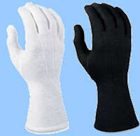 Long Wristed Polyester Stretch Gloves